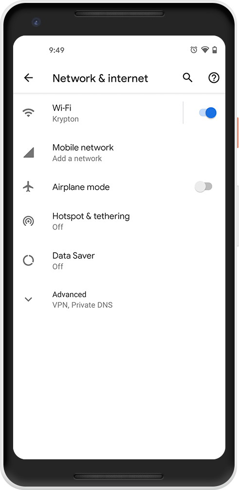 eSIM Activation Step Pixel