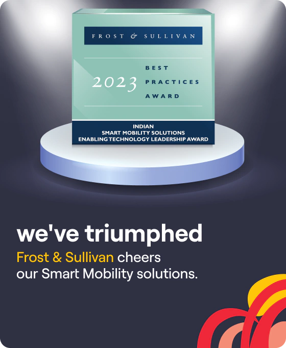 Frost & Sullivan cheers our Smart Mobility Solutions